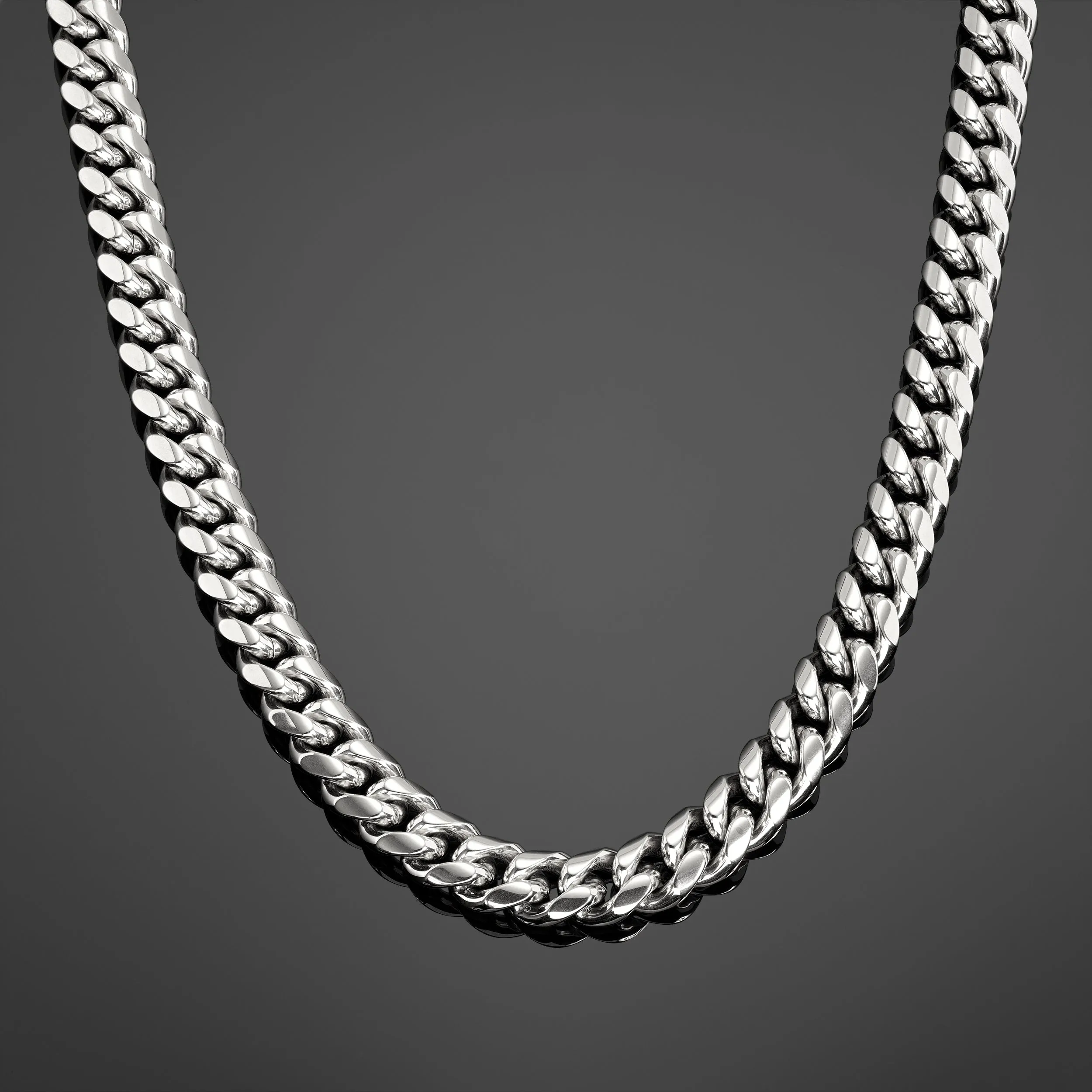 Cuban Link Chain 12mm - Silver RG167