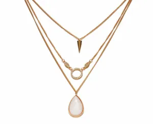 CZ Stone Layer Necklace