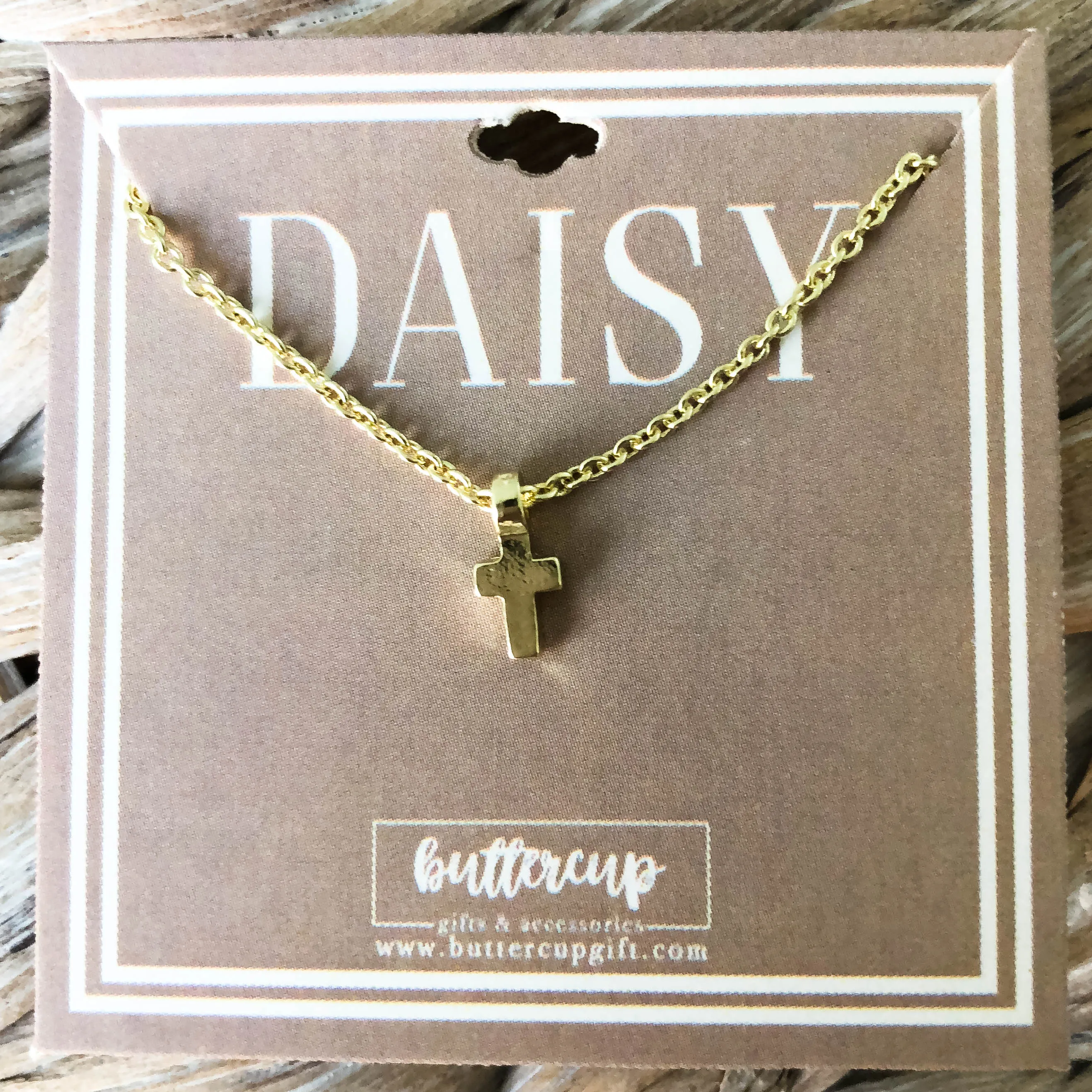 Daisy 'Cross' Necklace