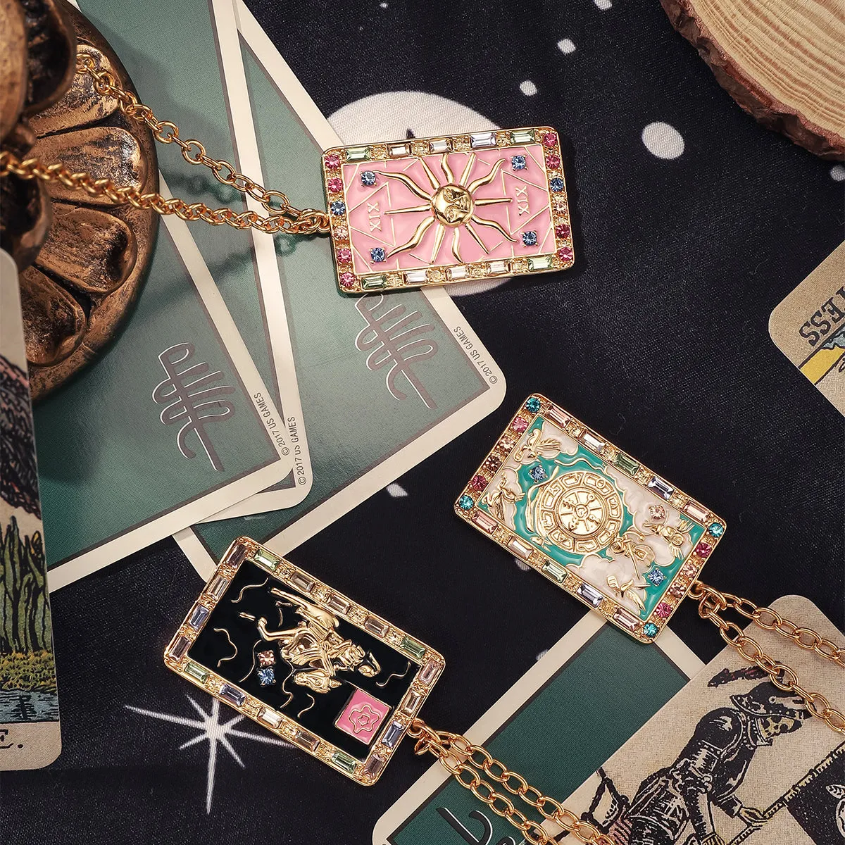 Death Tarot Card Necklace