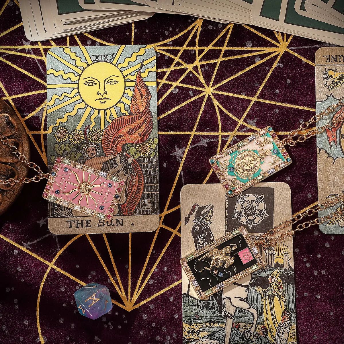 Death Tarot Card Necklace