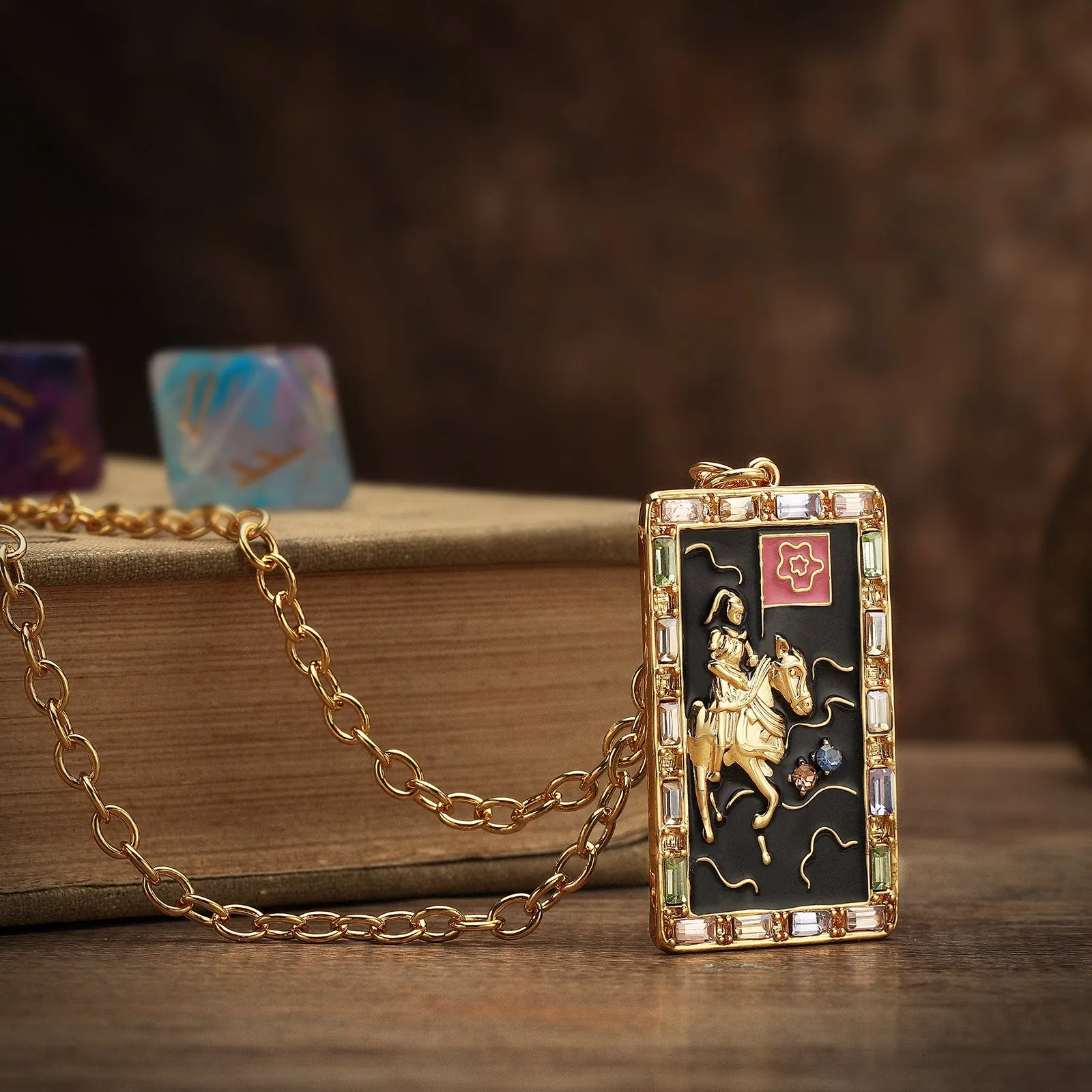 Death Tarot Card Necklace