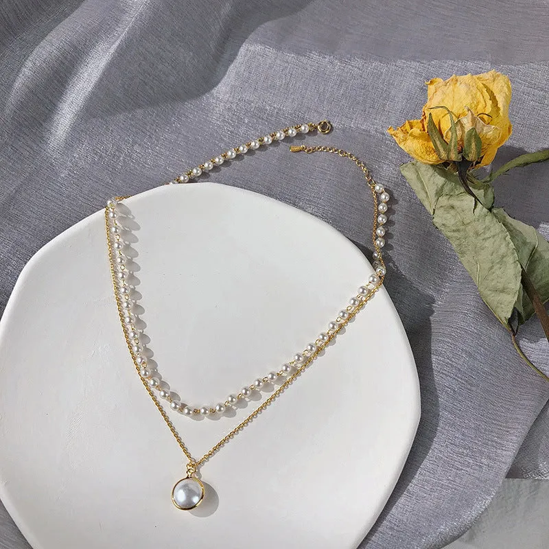 Delicate Baroque Pearl Necklace