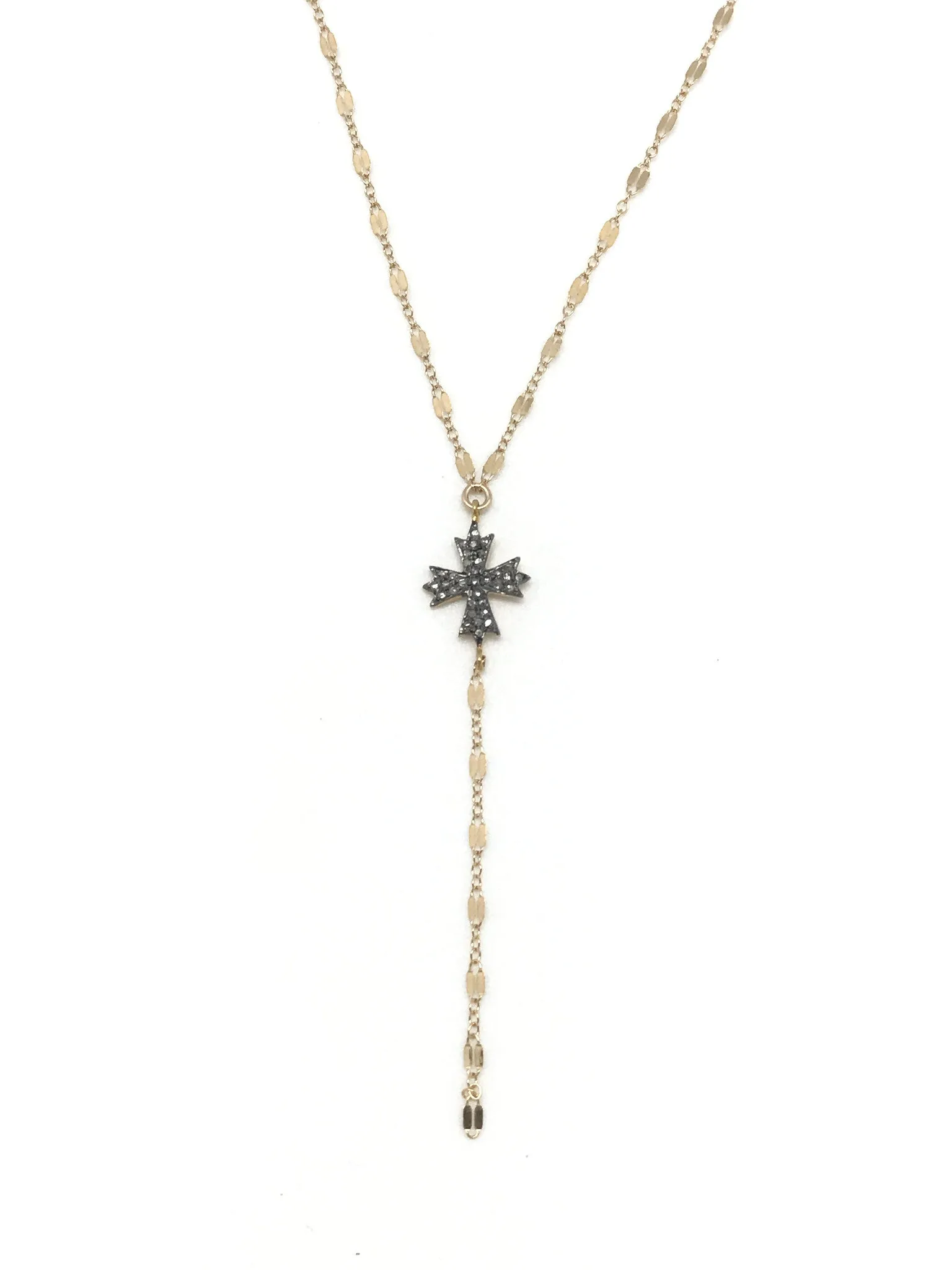 Delicate Diamond Cross Necklace