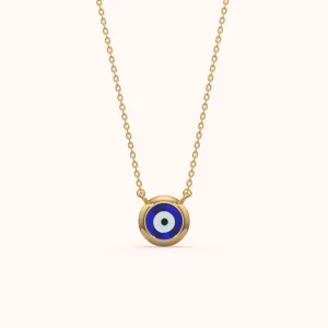 Delicate Evil Eye Pendant