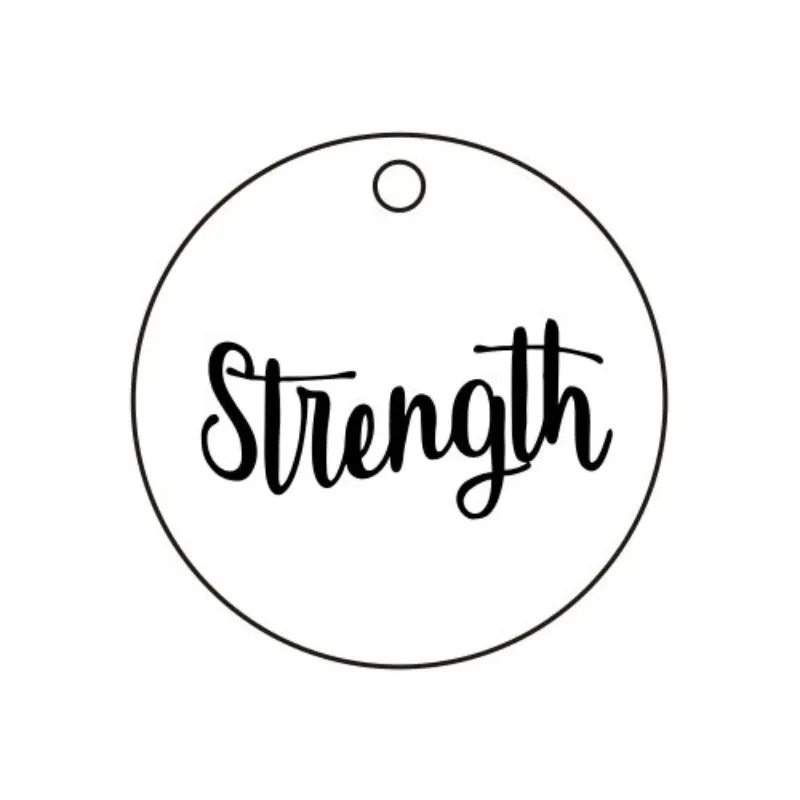Delicate Inspirational Disc Pendant Necklace