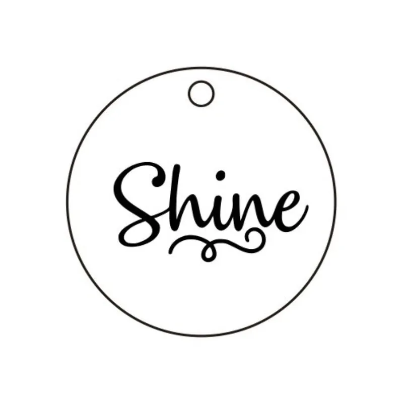 Delicate Inspirational Disc Pendant Necklace