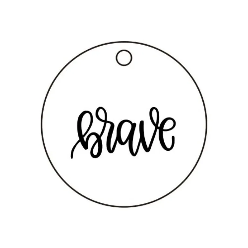 Delicate Inspirational Disc Pendant Necklace