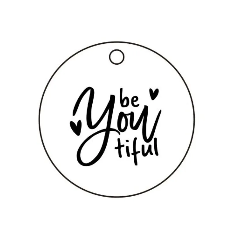 Delicate Inspirational Disc Pendant Necklace
