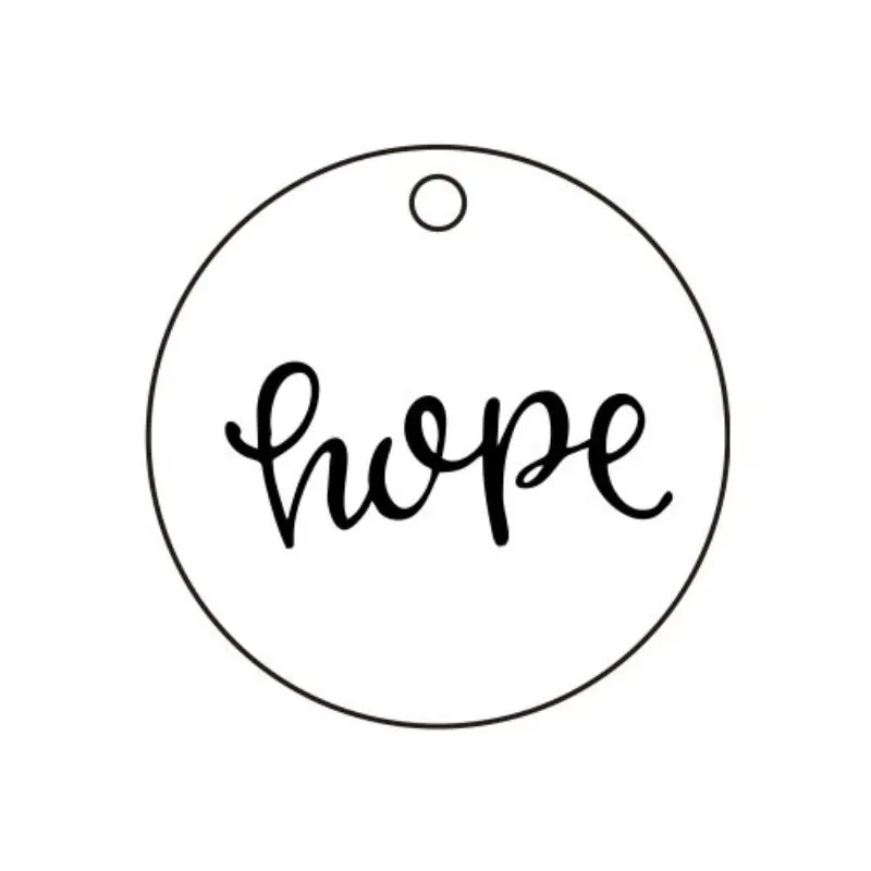 Delicate Inspirational Disc Pendant Necklace