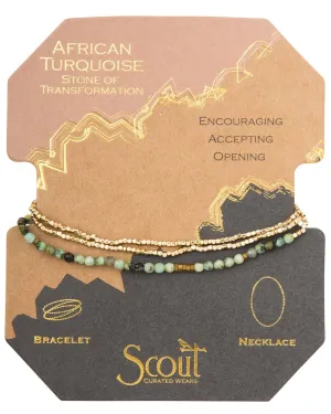 Delicate Scout Wrap - African Turquoise