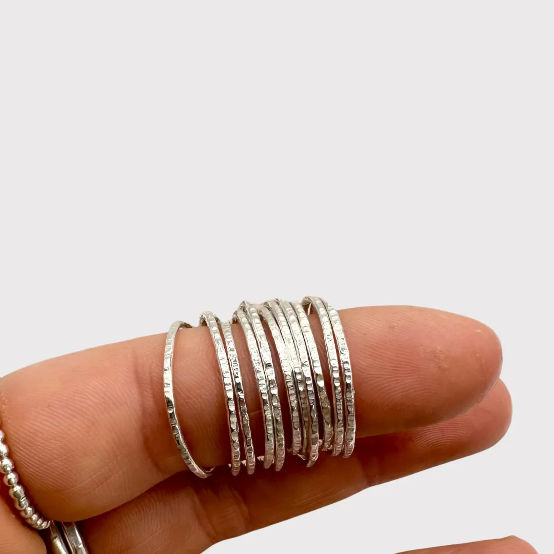 Delicate Sterling Silver Stacking Ring