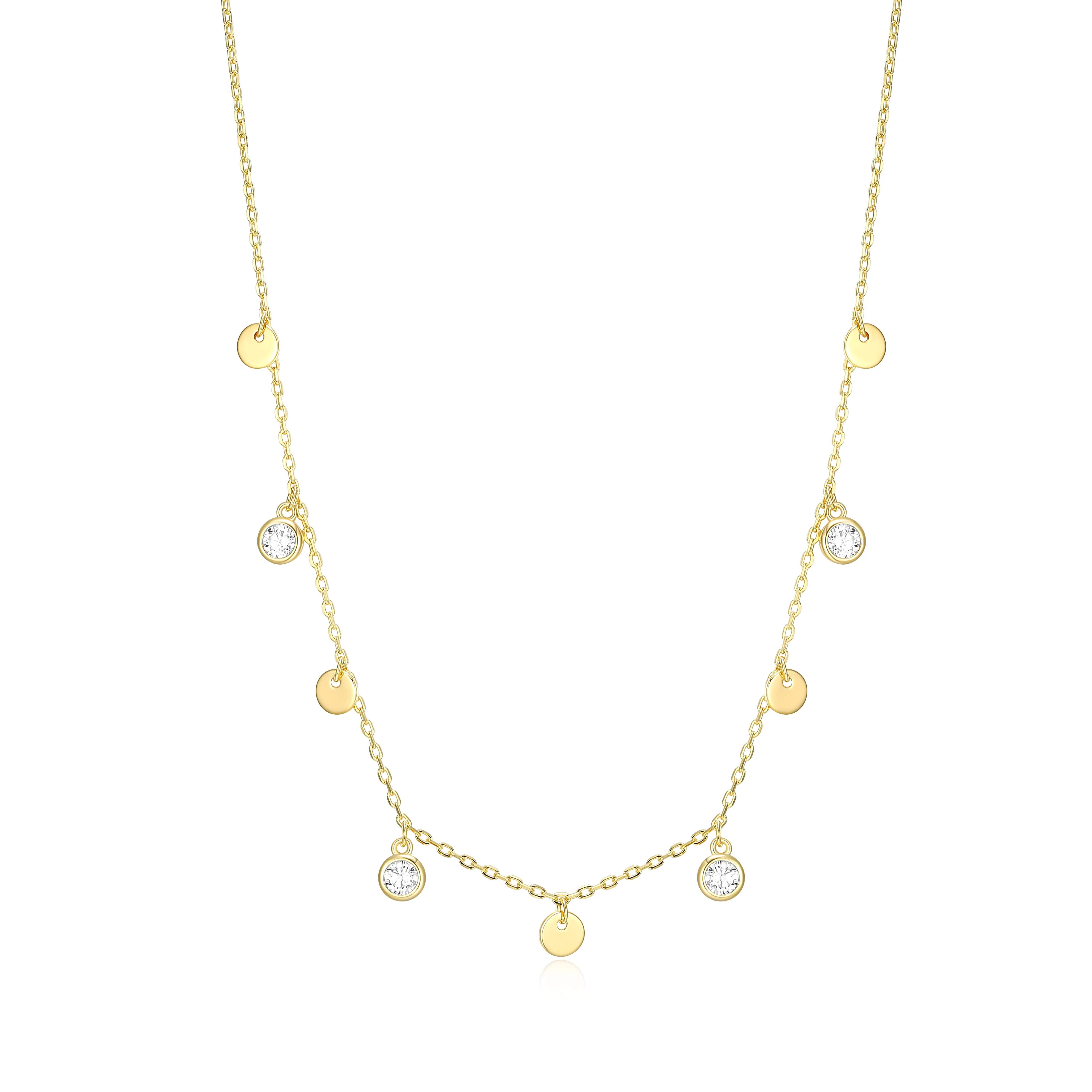 Disc Charm Necklace