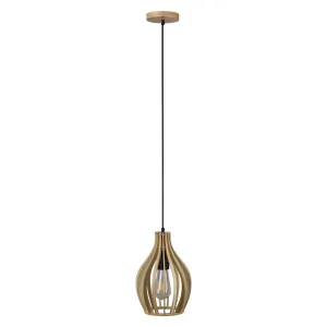 Domus FELIX TIMBER PENDANT 240V E27