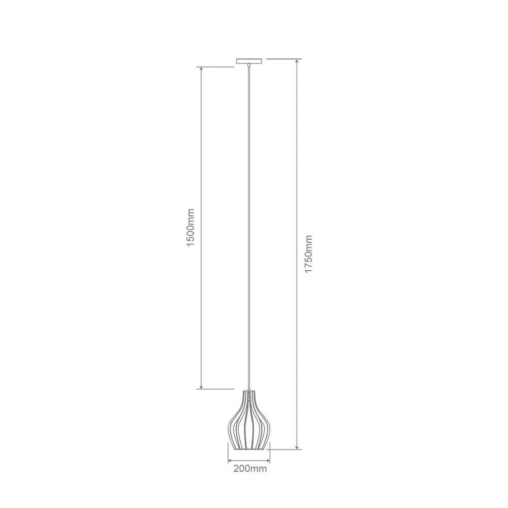 Domus FELIX TIMBER PENDANT 240V E27