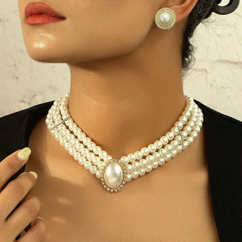 Elegant Clavicle Jewelry Sets
