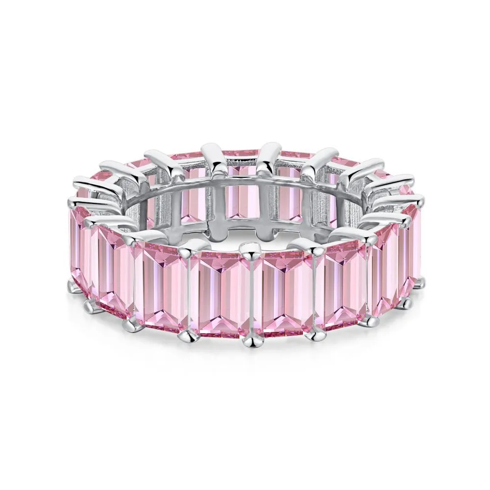Emerald cut rings