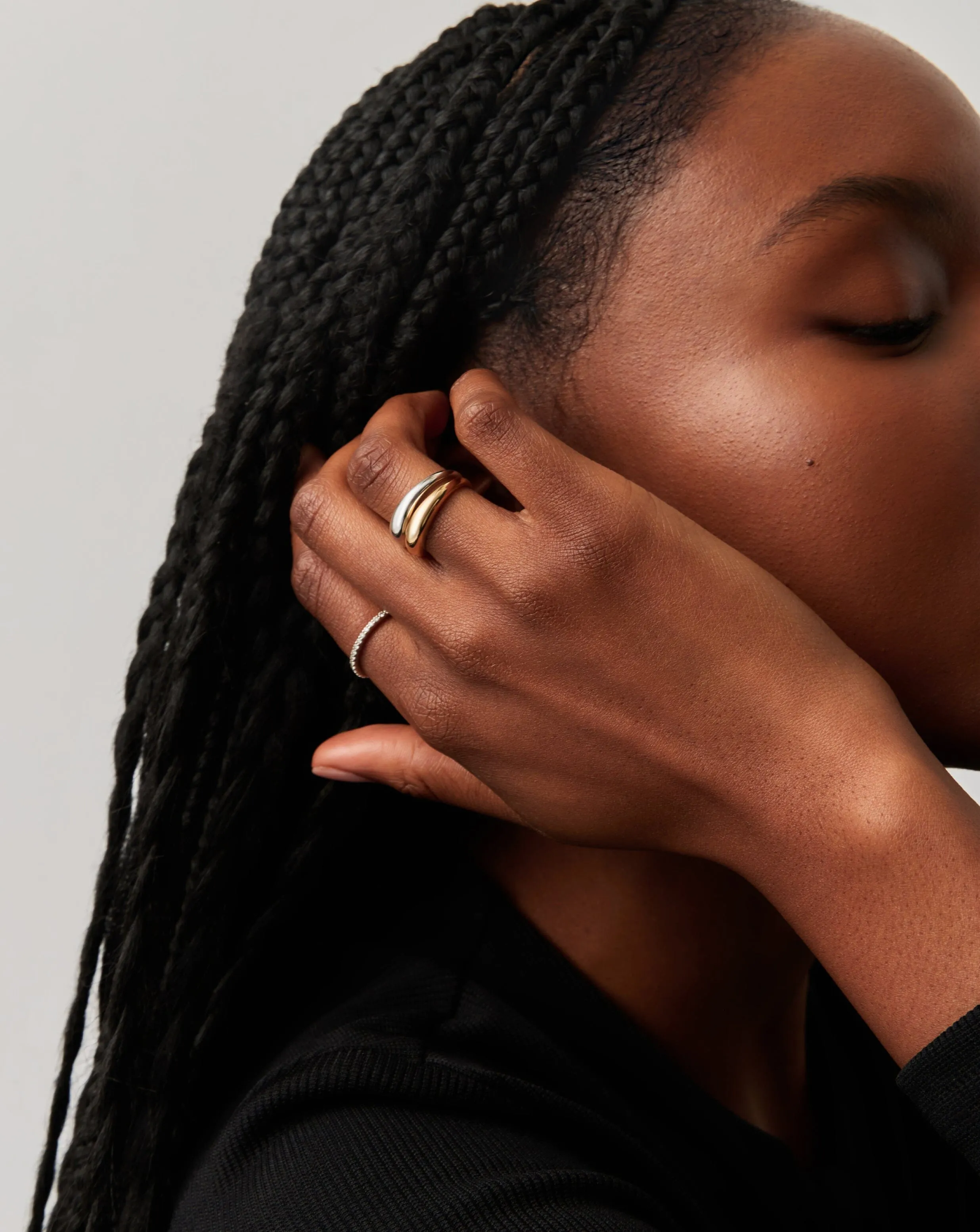 Fine Classic Dome Ring | 14ct Solid White Gold