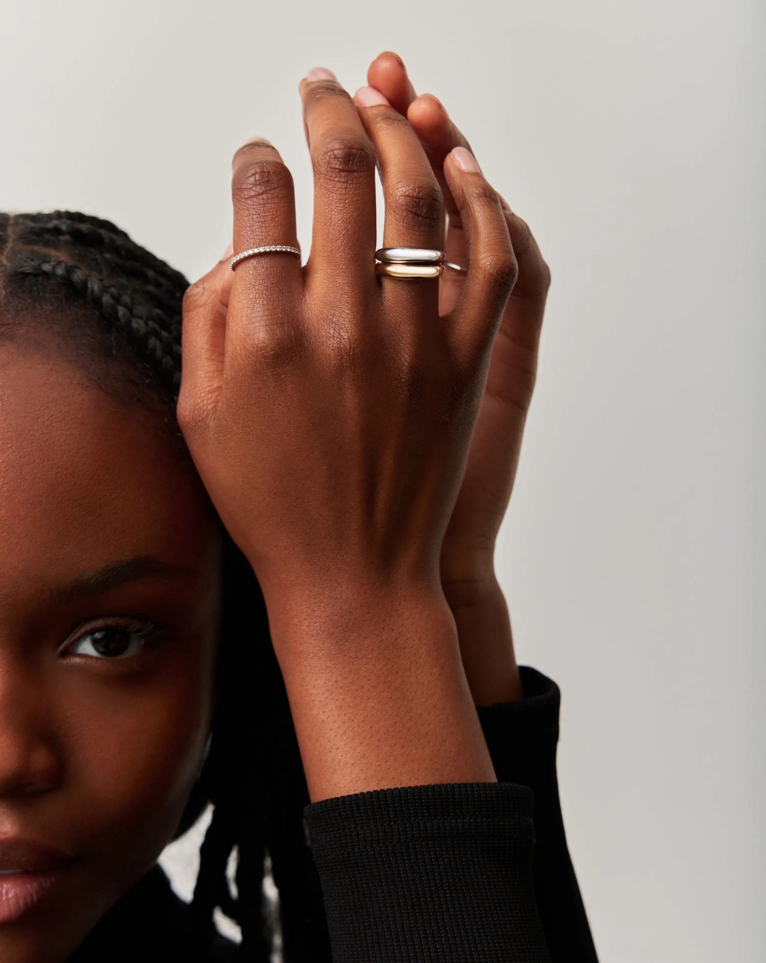 Fine Classic Dome Ring | 14ct Solid White Gold
