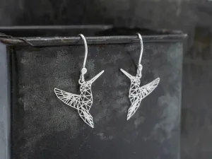 Geometric Hummingbird on Hook