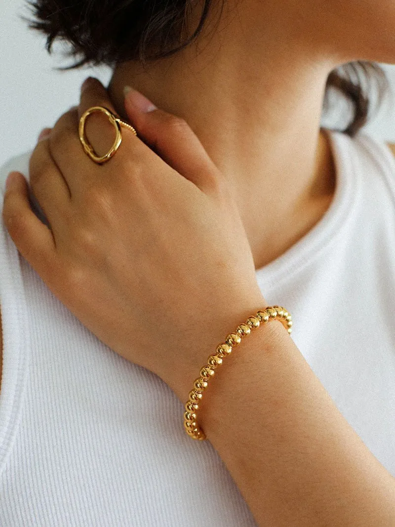 Glamorous Adjustable Oval Rings Open