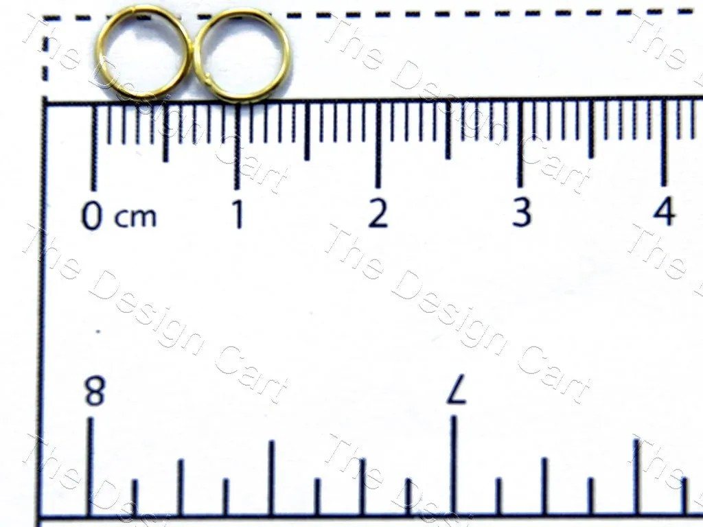 Golden Brass Jump Rings