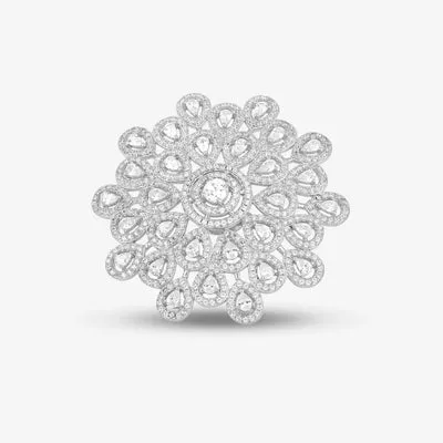 Harmonious Bloom Silver Ring