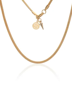 Herringbone Necklace - Gold