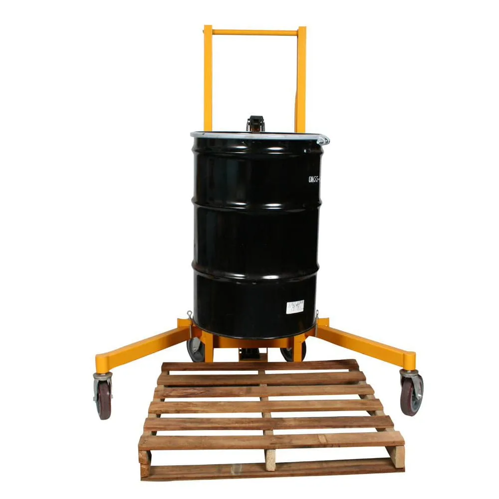 High-Lift Hydraulic Drum Truck - Extended Range for Versatile Drum Placement