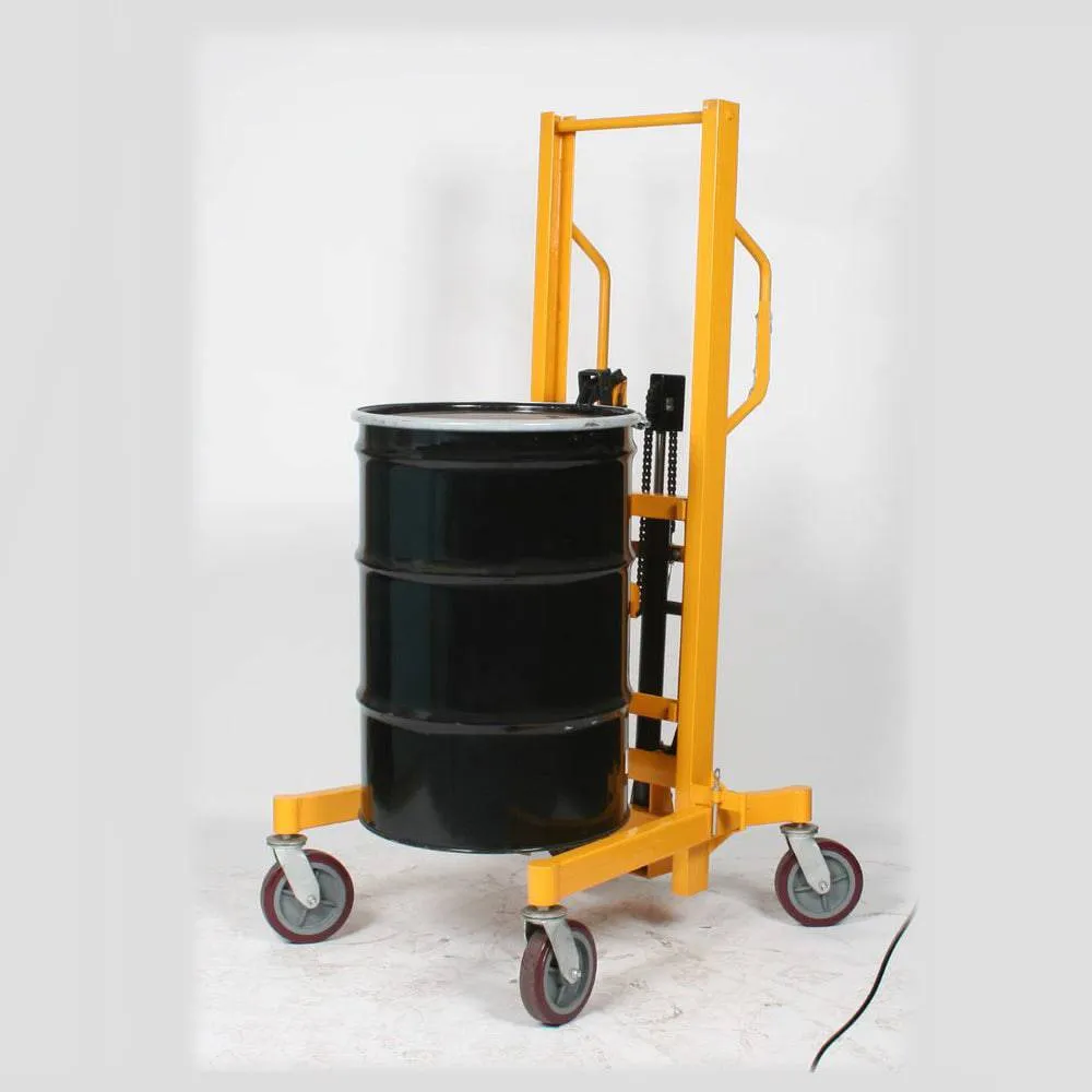 High-Lift Hydraulic Drum Truck - Extended Range for Versatile Drum Placement