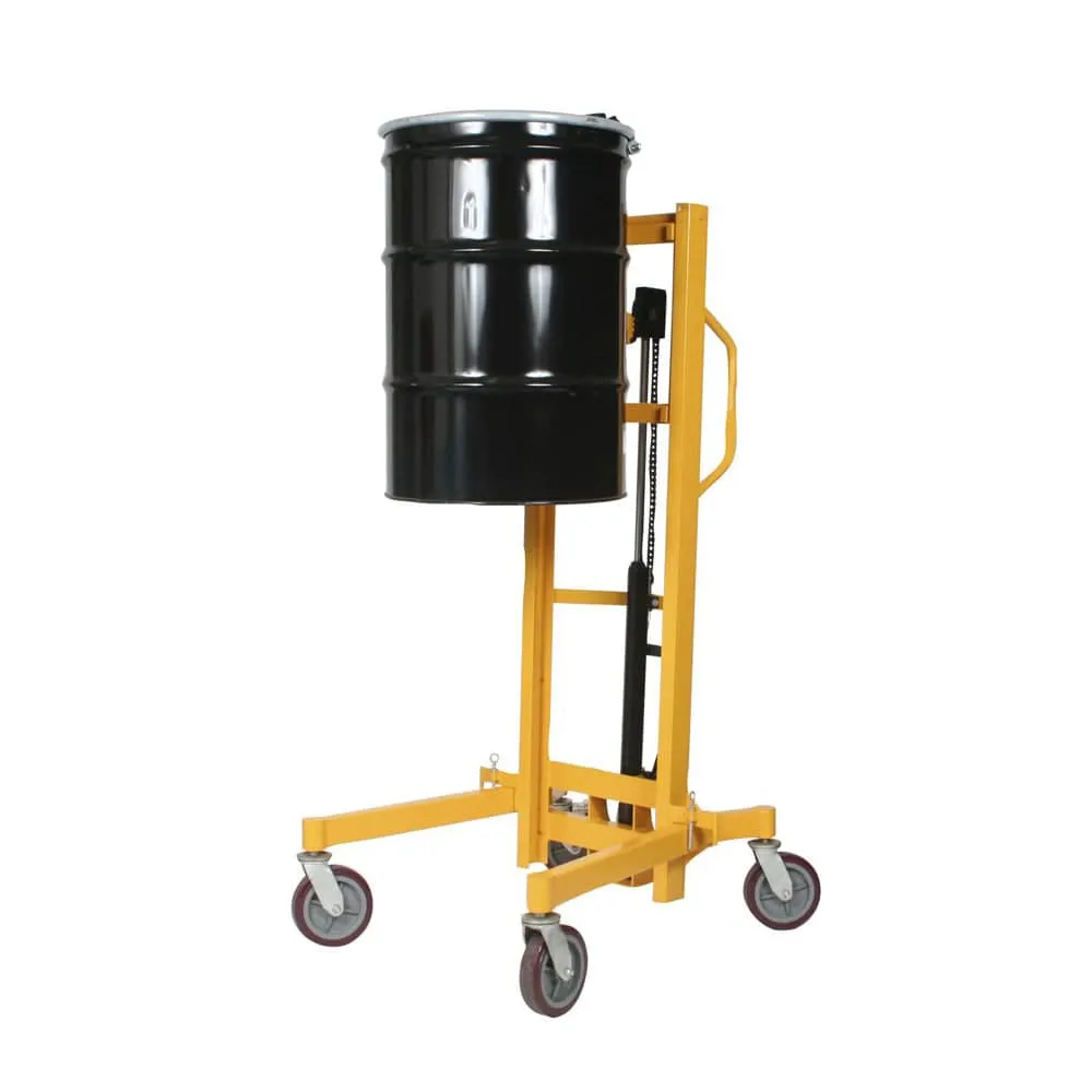 High-Lift Hydraulic Drum Truck - Extended Range for Versatile Drum Placement