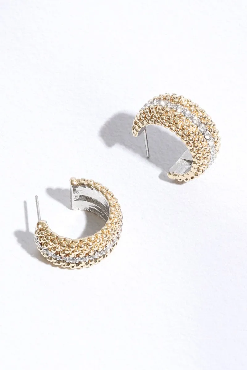 Holiday glam earrings
