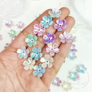 Holographic Sakura Flowers
