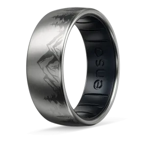 Hybrid Ring - Peak - Titanium/Black Pearl