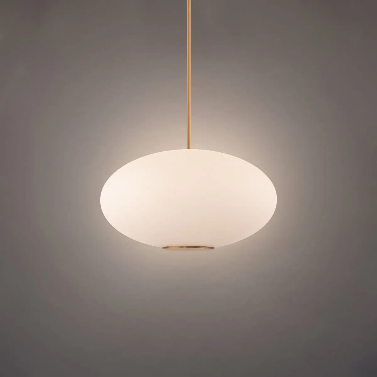 Illusion 22 in. LED Pendant Light 2700K Brass finish