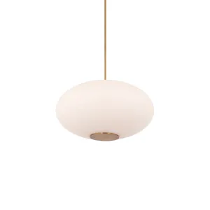 Illusion 22 in. LED Pendant Light 2700K Brass finish