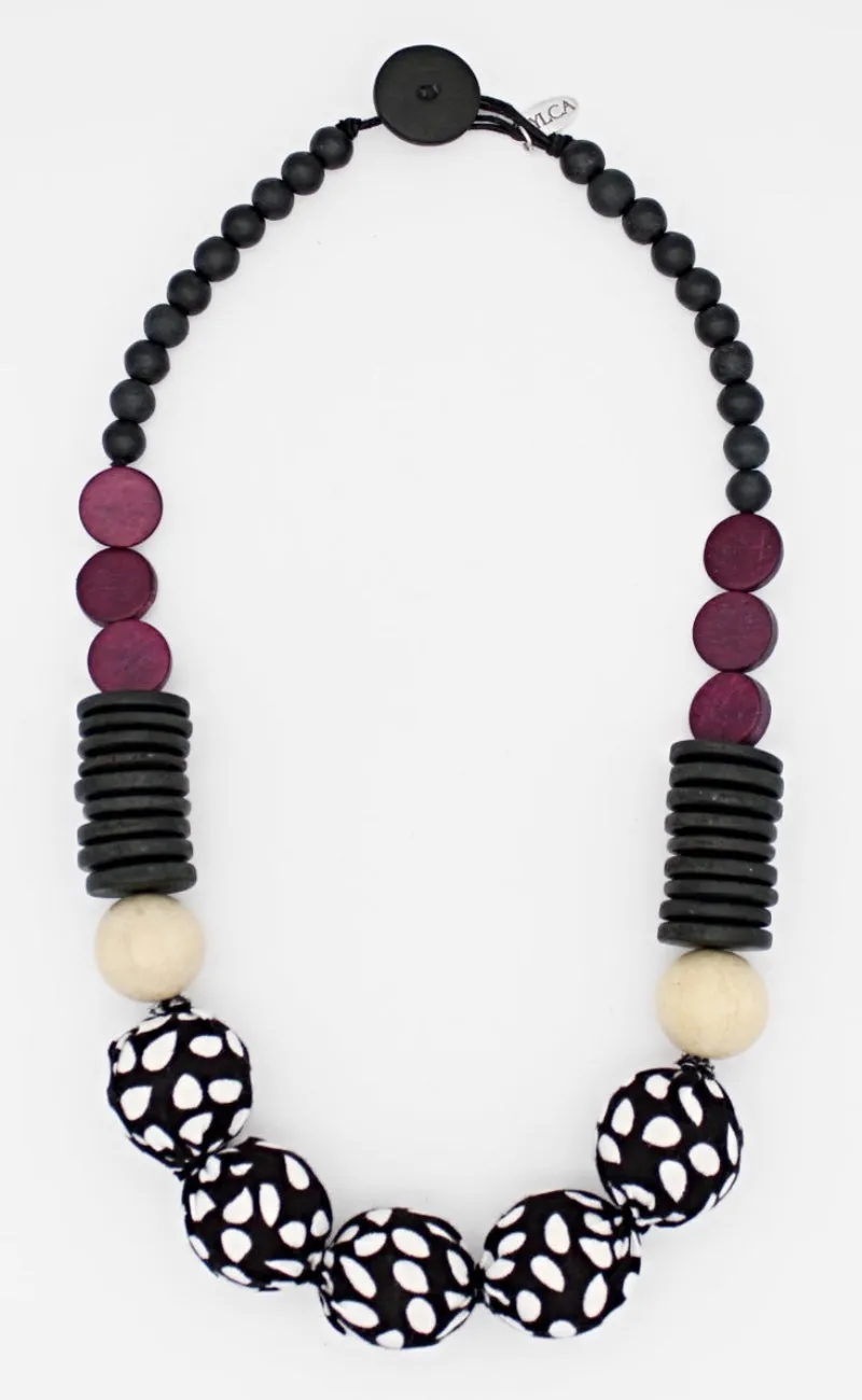 Imani Necklace, Black