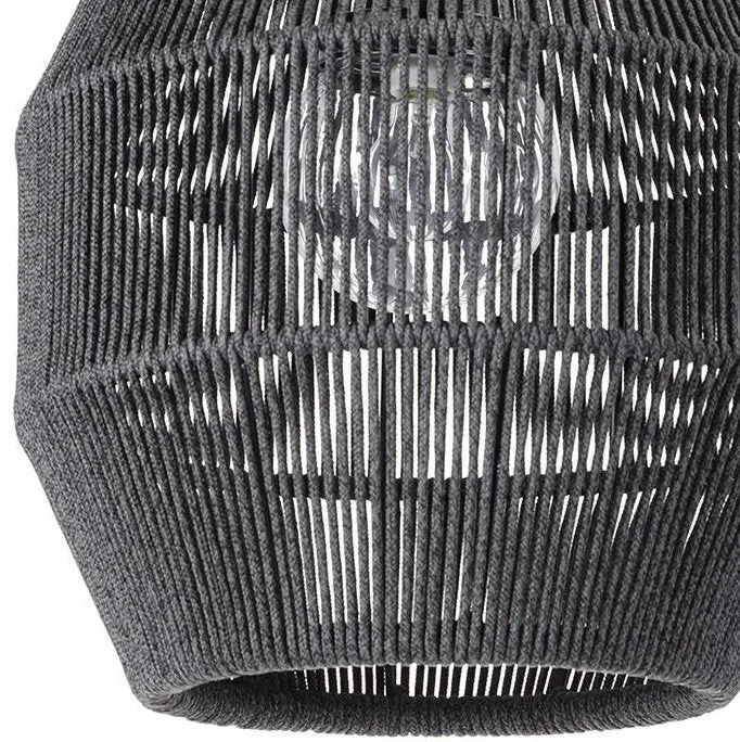 Indoor/Outdoor Open Weave Barrel Pendants
