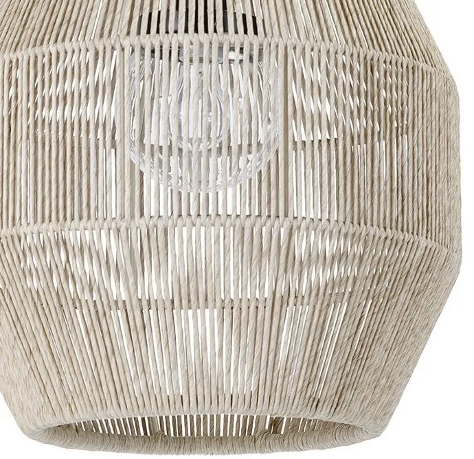 Indoor/Outdoor Open Weave Barrel Pendants
