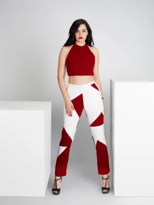 Intricate Crimson Co-ords