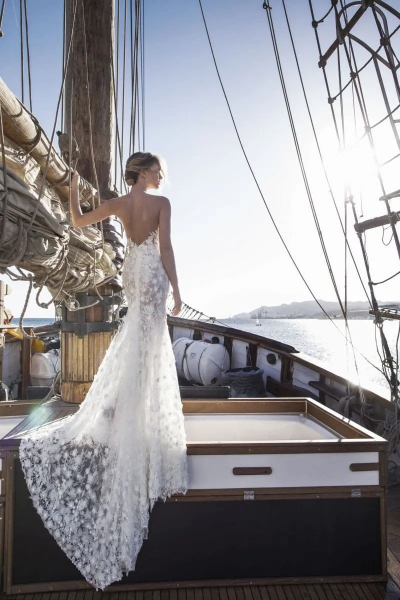 Intricate Handmade Details Gown with 3D Flowers