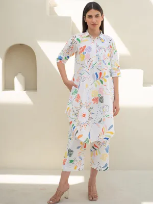 Intricate Print Tunic with Pant