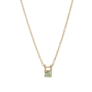 Jennie Kwon Designs Green Sapphire Petite Era Necklace 16"