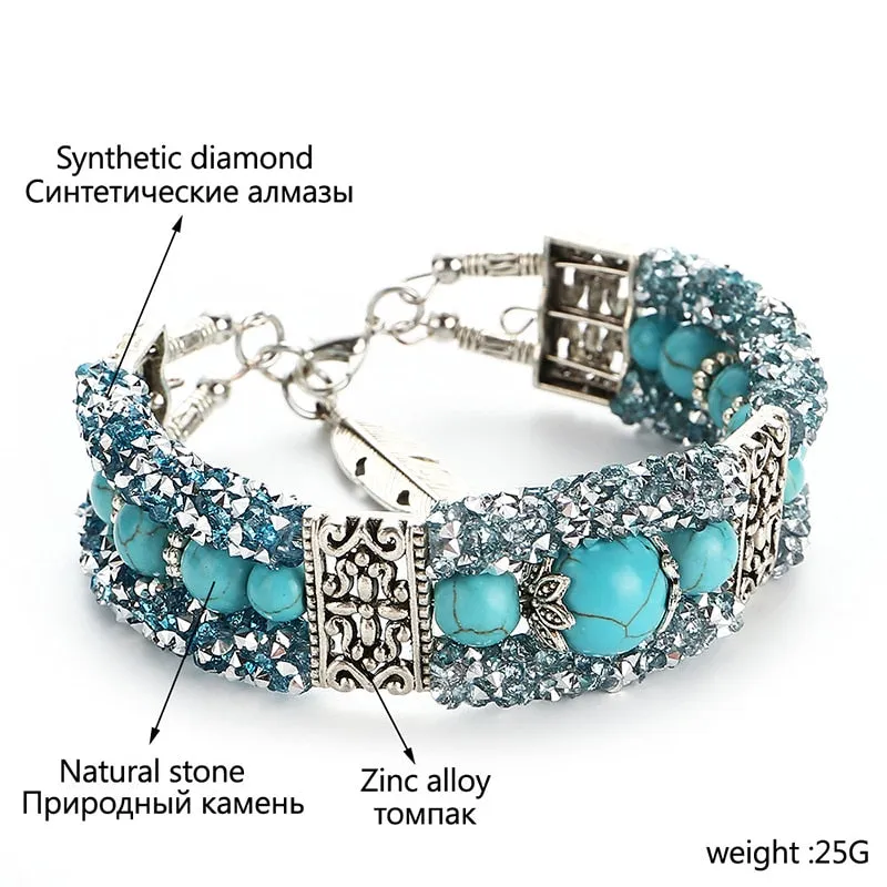 Jewellery - Stone Beads Handmade Bracelet