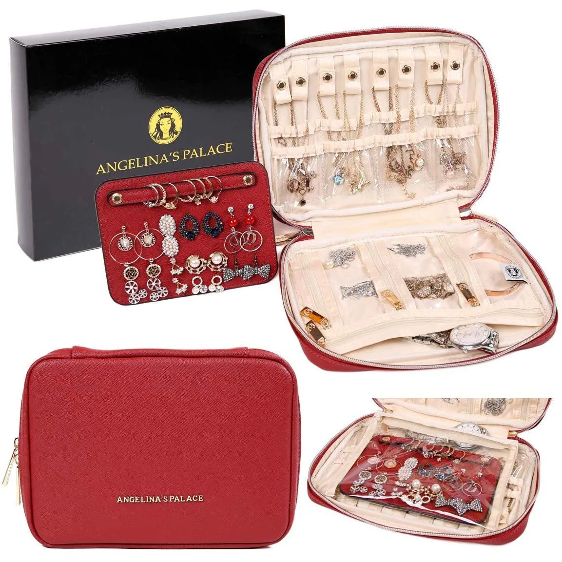 Jewelry Bag Large Brandy