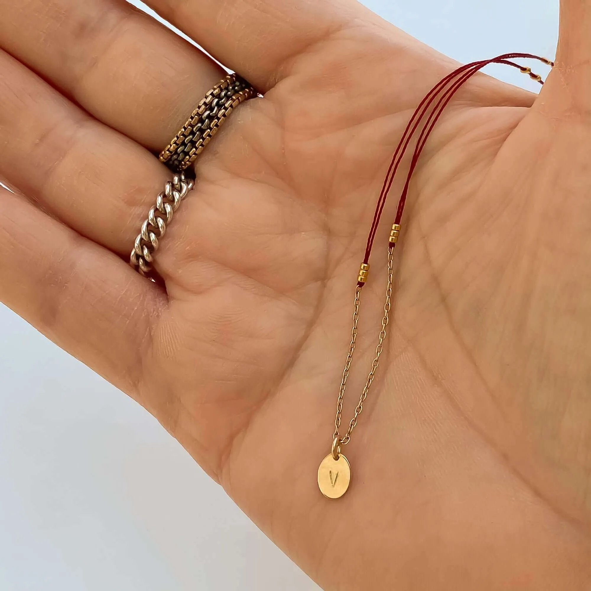 JIVA CHAIN THREADED NECKLACE