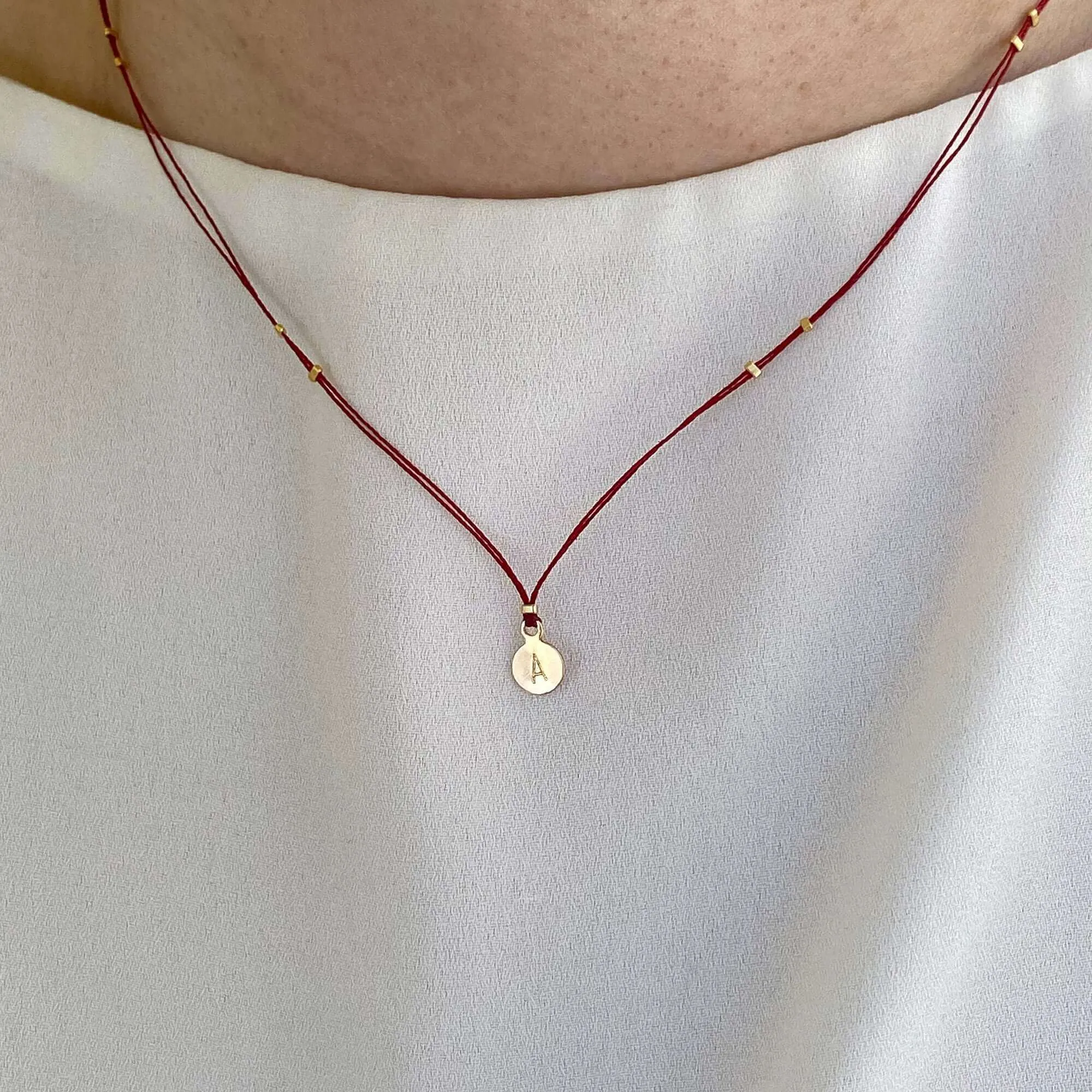 JIVA ROUND THREADED NECKLACE