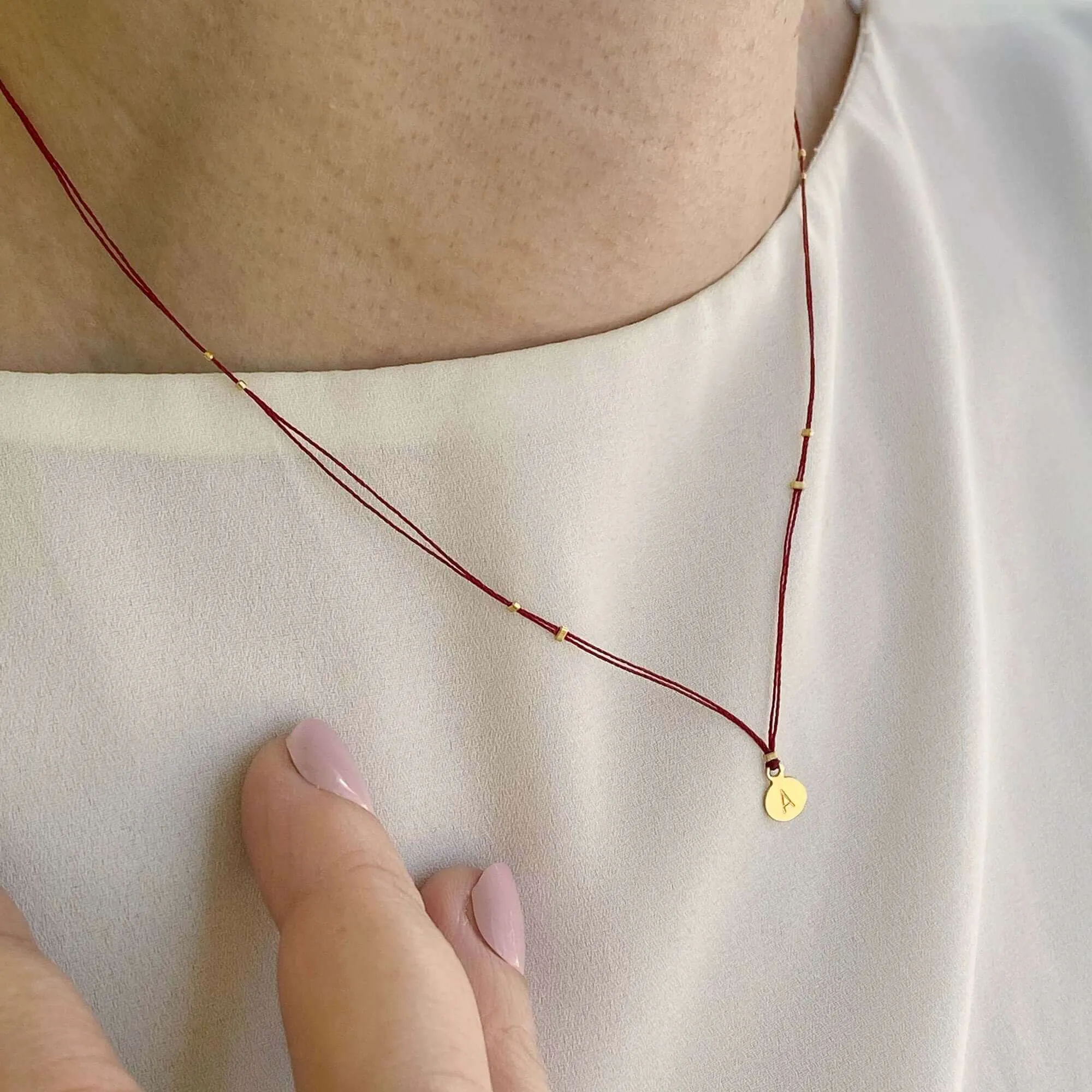 JIVA ROUND THREADED NECKLACE