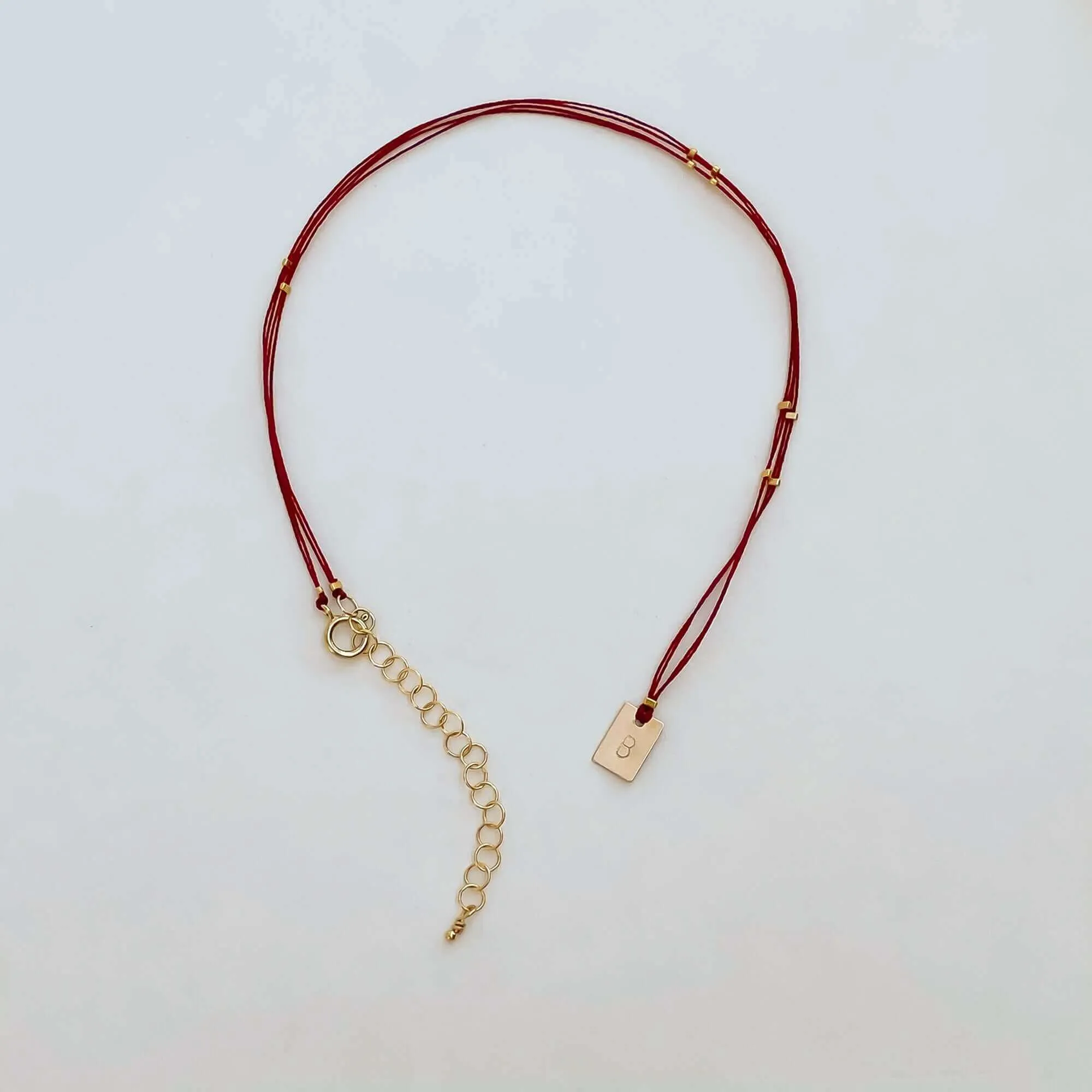 JIVA SQUARE THREADED NECKLACE