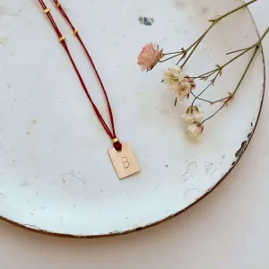 JIVA SQUARE THREADED NECKLACE